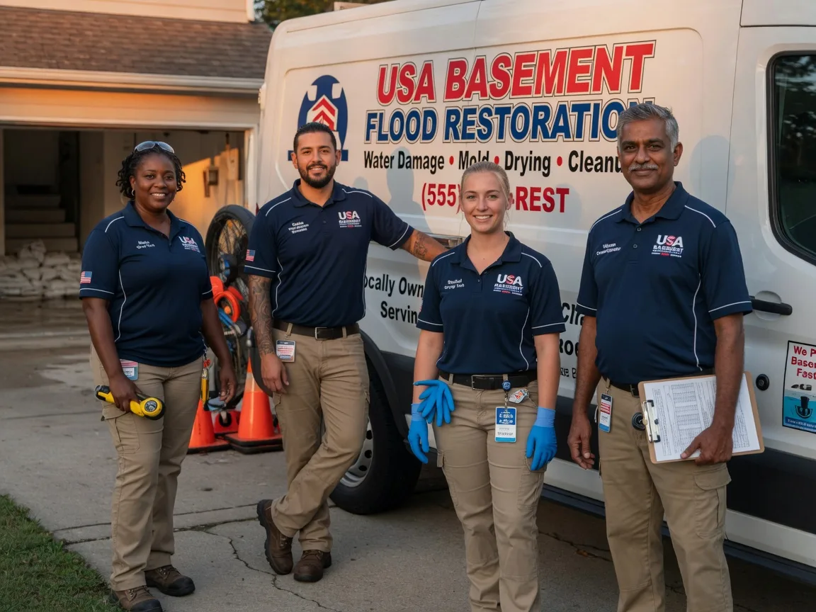 Basement Flood Cleanup company in Leesburg, TX